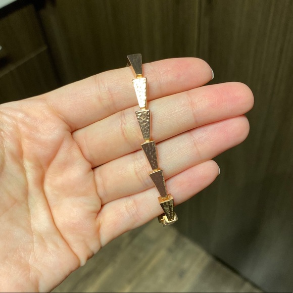 [SOLD]Kendra Scott Leon Link Bracelet In Rose Gold - Picture 3 of 4